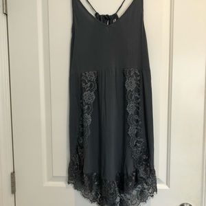 Free People Eyelashes Lace Slip Dress